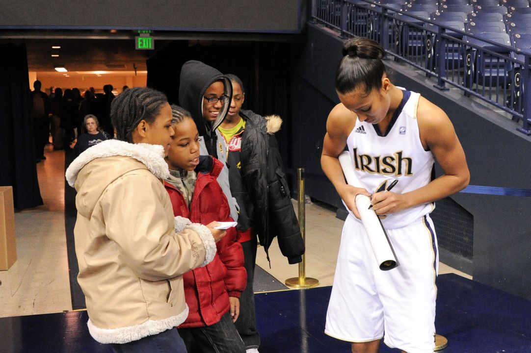 Senior captain Skylar Diggins knows how to foster relationships both on the team and in her community