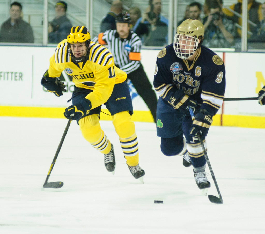 Notre Dame Men's Hockey vs Michigan 11-16-2012