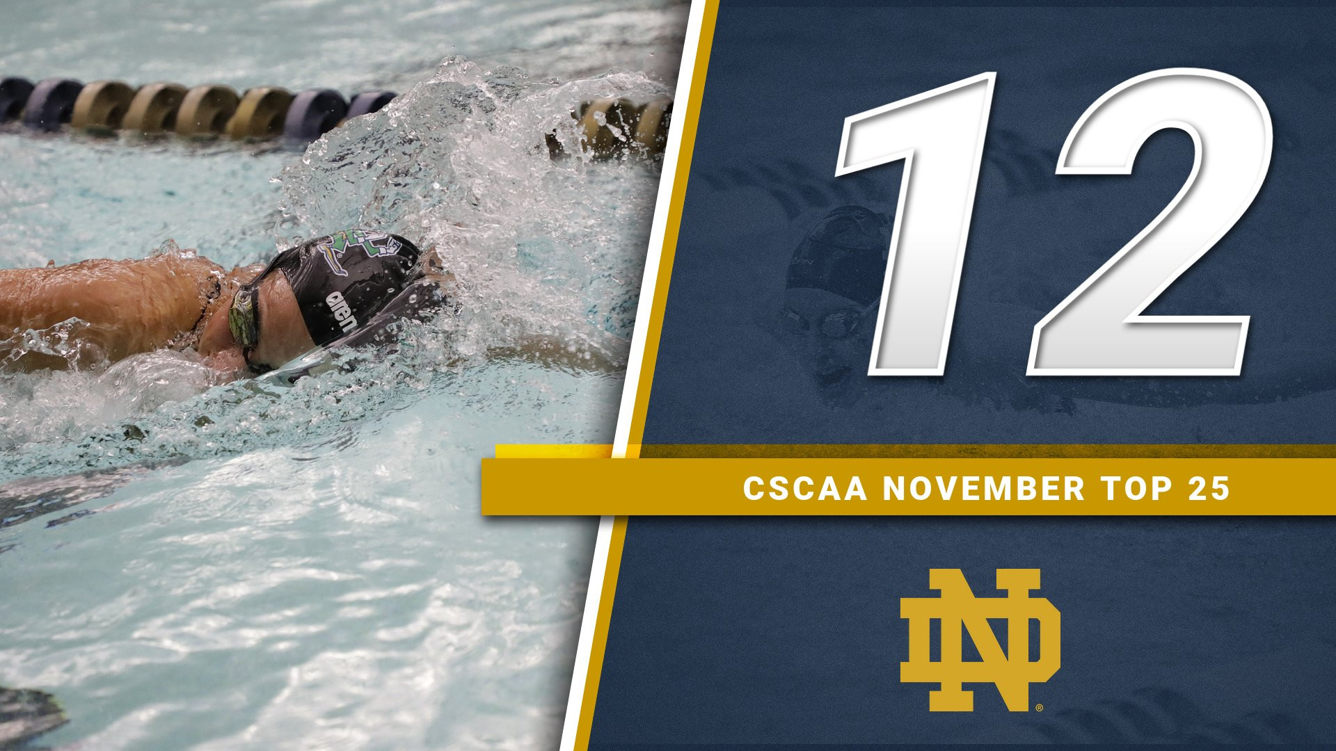 Irish Make Large Jump in CSCAA Rankings Irish Make Large Jump in CSCAA Rankings