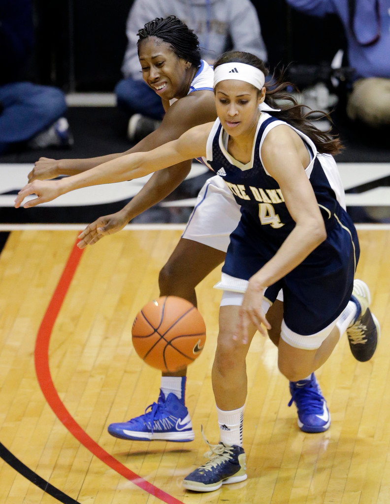 Diggins Leads No. 2 Notre Dame Past DePaul, 84-56 (AP)