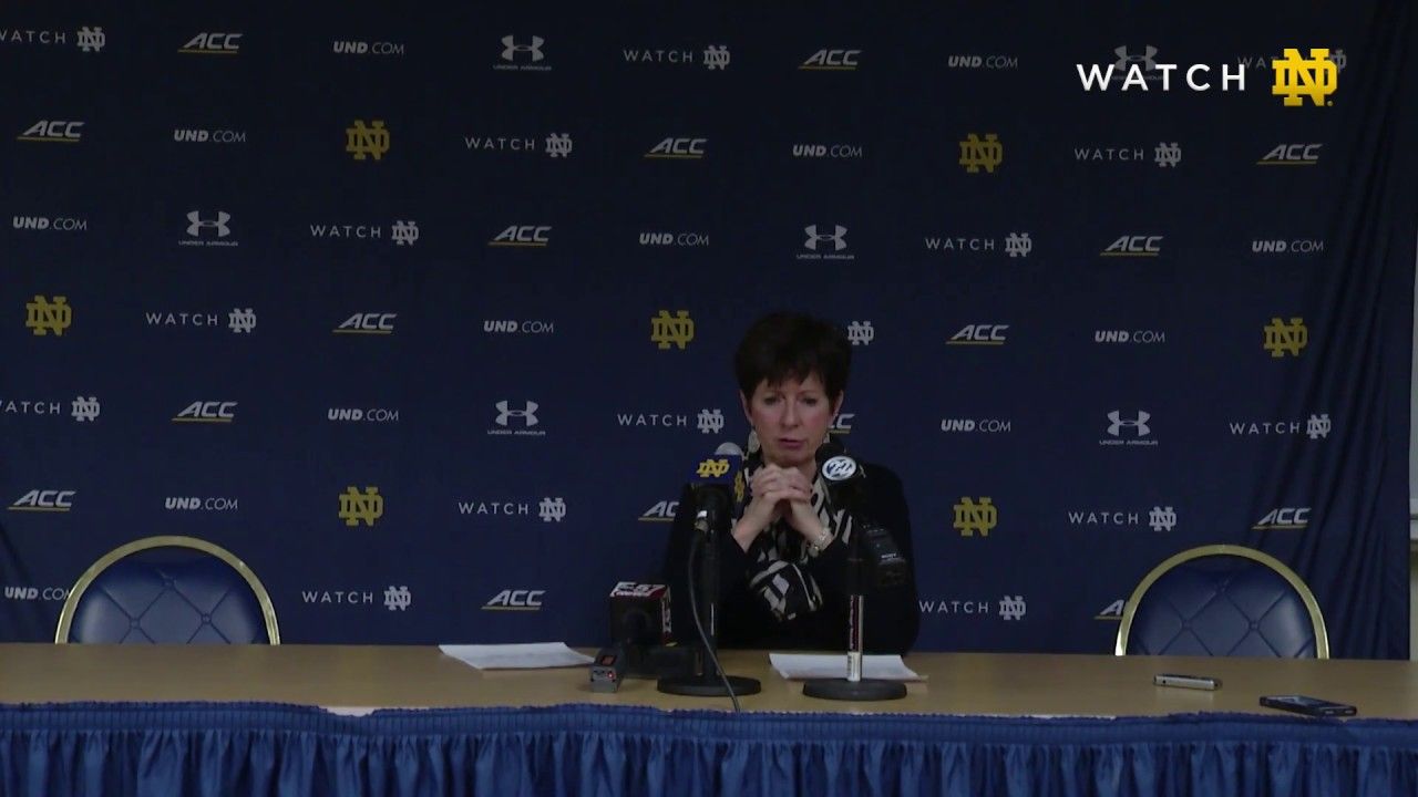 @ndwbb | Post-Game Press Conference vs. Pittsburgh (2019)
