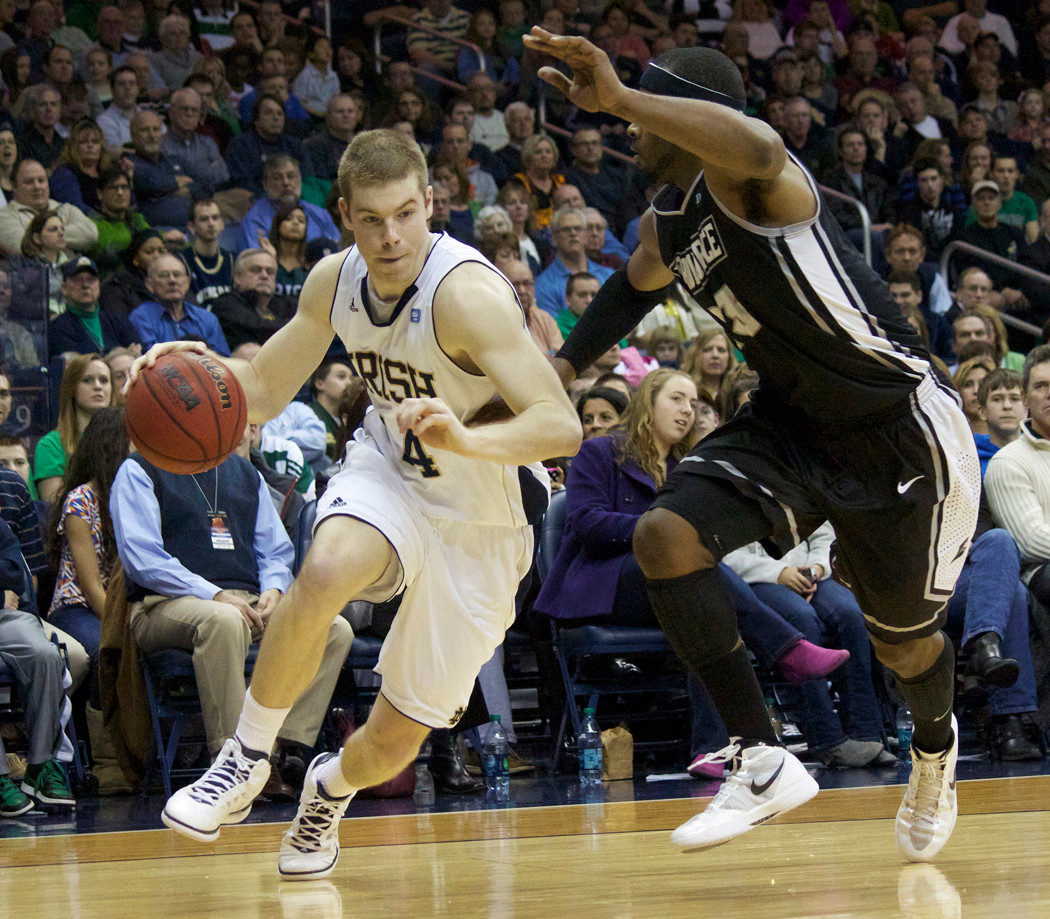 BIG EAST Announces 2012-13 Men’s Basketball Schedule Matchups Scott Martin and the Fighting Irish will play an 18-game BIG EAST schedule.
