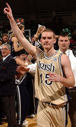 Tough Weekend Road Swing Begins At Providence On Saturday Colin Falls is averaging 13.3 points as Notre Dame's third-leading scorer.