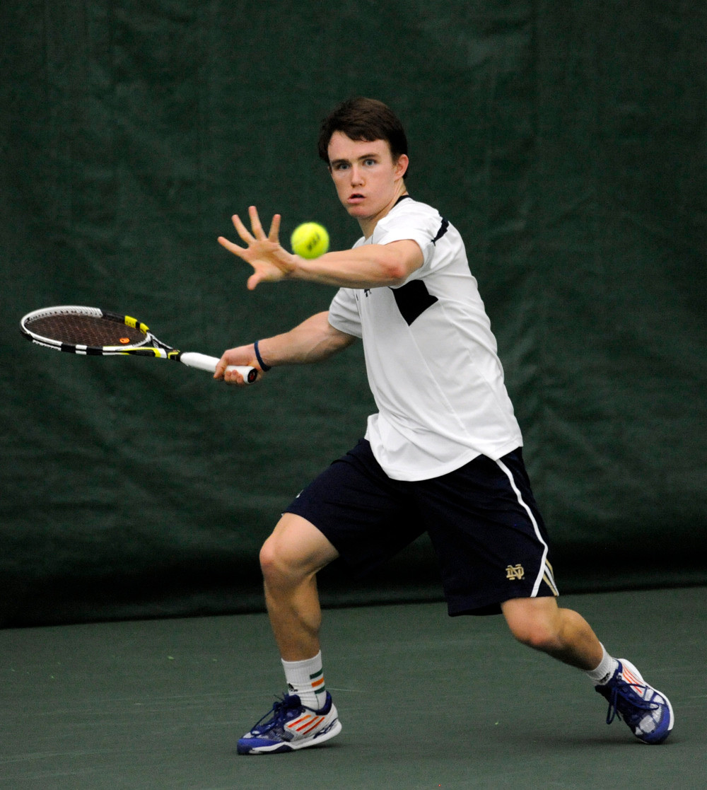 No. 16 Notre Dame Takes Down No. 9 Mississippi State At National Indoors Senior Greg Andrews