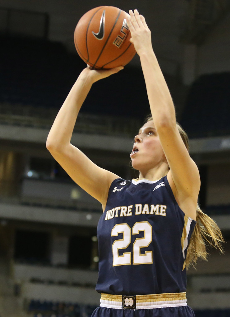 #3 Irish Top Pittsburgh, 65-55, for Muffet McGraw's 800th