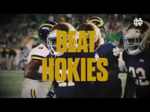 @NDFootball | Go Irish. Beat Hokies. (2018)