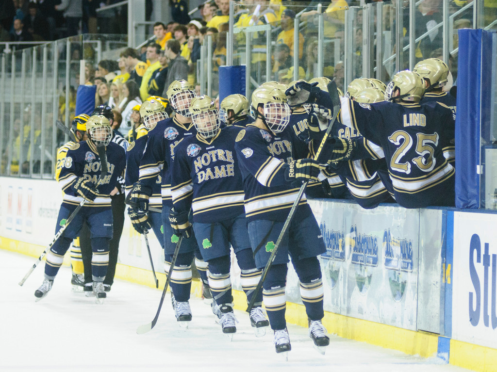 Notre Dame Men's Hockey vs Michigan 11-16-2012