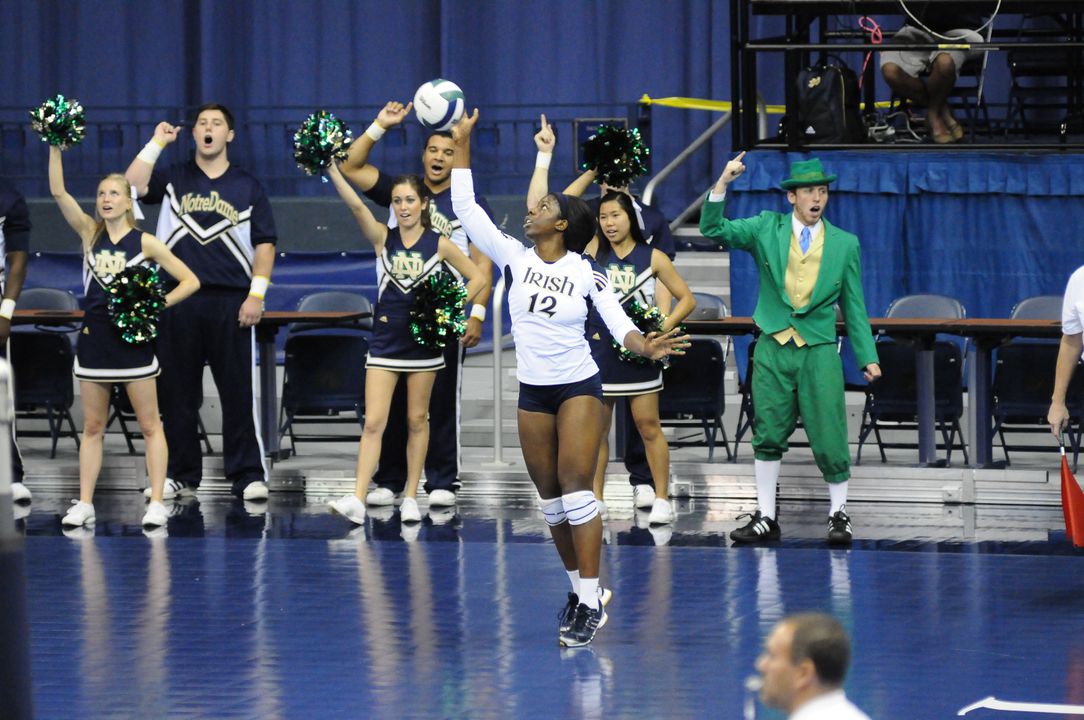 Notre Dame Volleyball vs Maquette on 09-29-2012