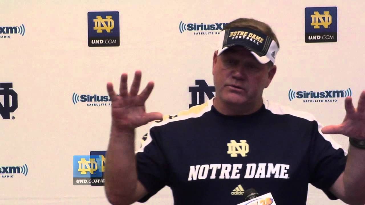 Brian Kelly Post Practice - Sept. 6