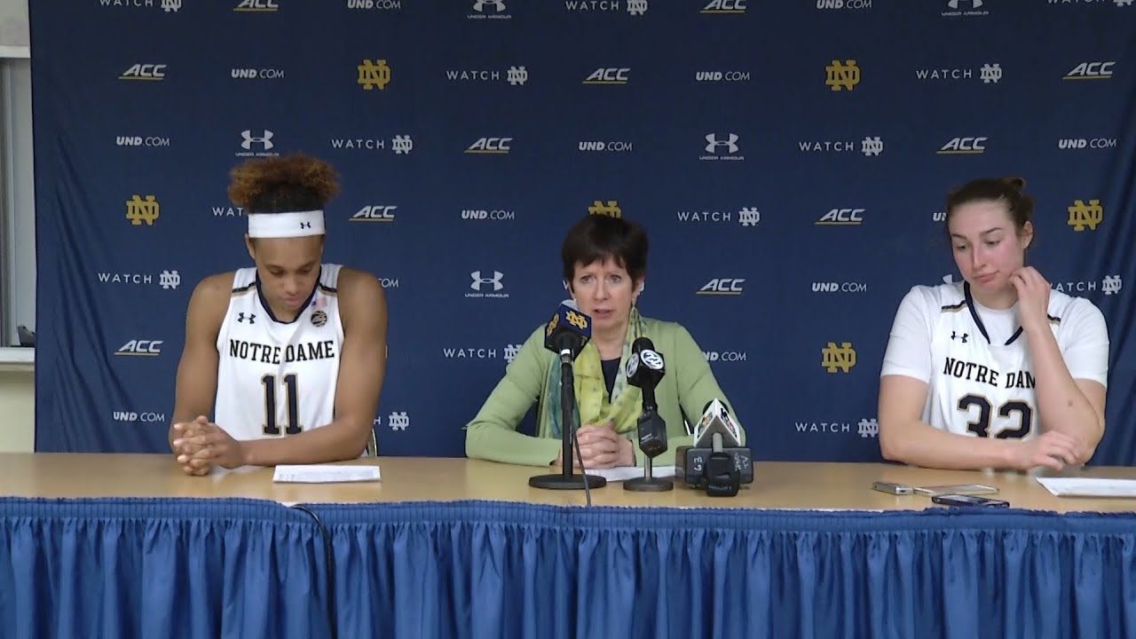 @ndwbb | Post-Game Press Conference vs. Western Kentucky (2018)