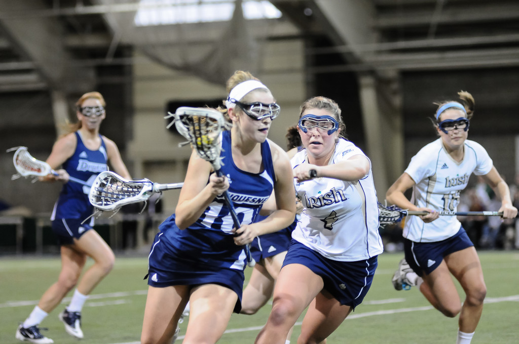 Notre Dame Women's Lacrosse vs. Duquesne on February 25th,2012