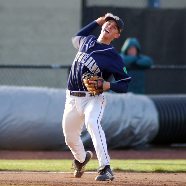 Notre Dame Baseball Rallies For The Second Straight Day; Irish Knock Off Purdue, 9-4 In 10 Innings Junior 3B Mick Doyle.