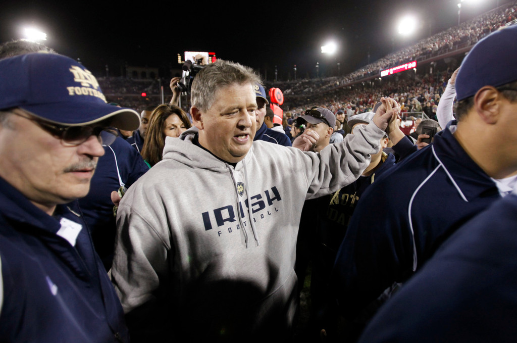 Irish Edged by Stanford, 45-38 (AP)