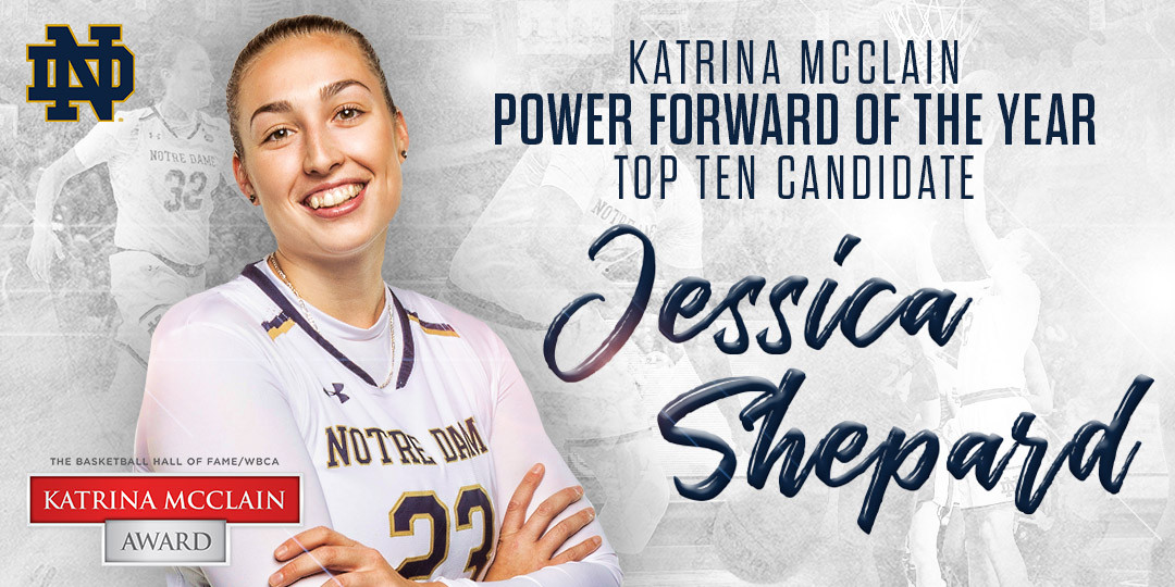 Shepard Moves on in Katrina McClain Award Shepard