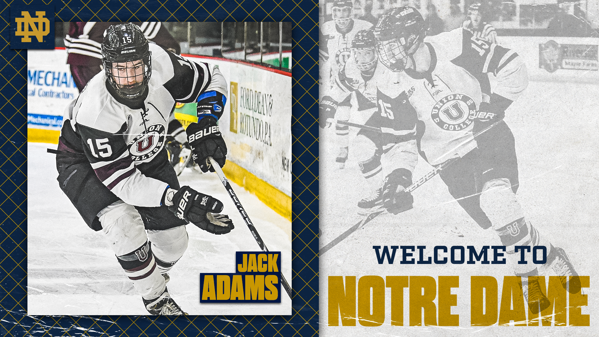 Hockey Adds Graduate Transfer Forward Jack Adams Hockey Adds Graduate Transfer Forward Jack Adams