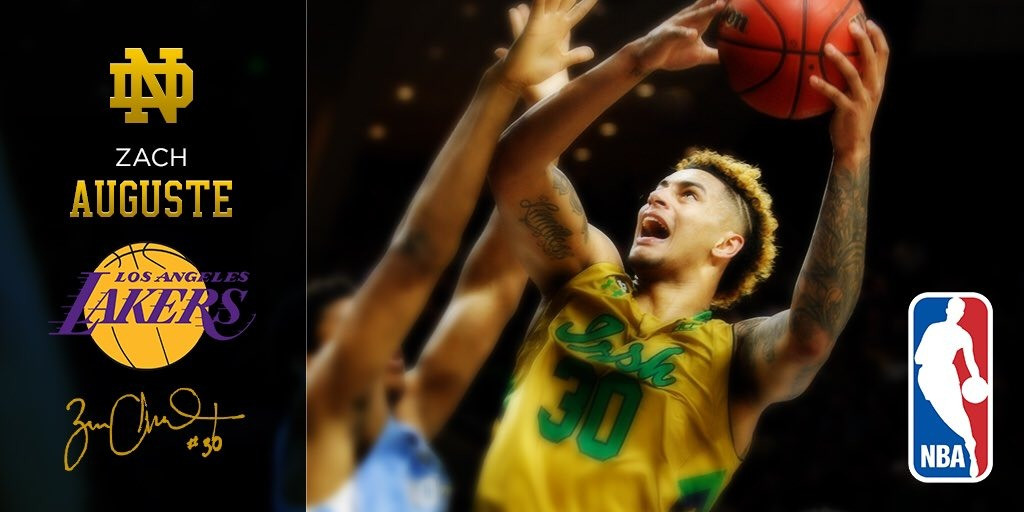Auguste Signs With Los Angeles Lakers Auguste Signs With Los Angeles Lakers