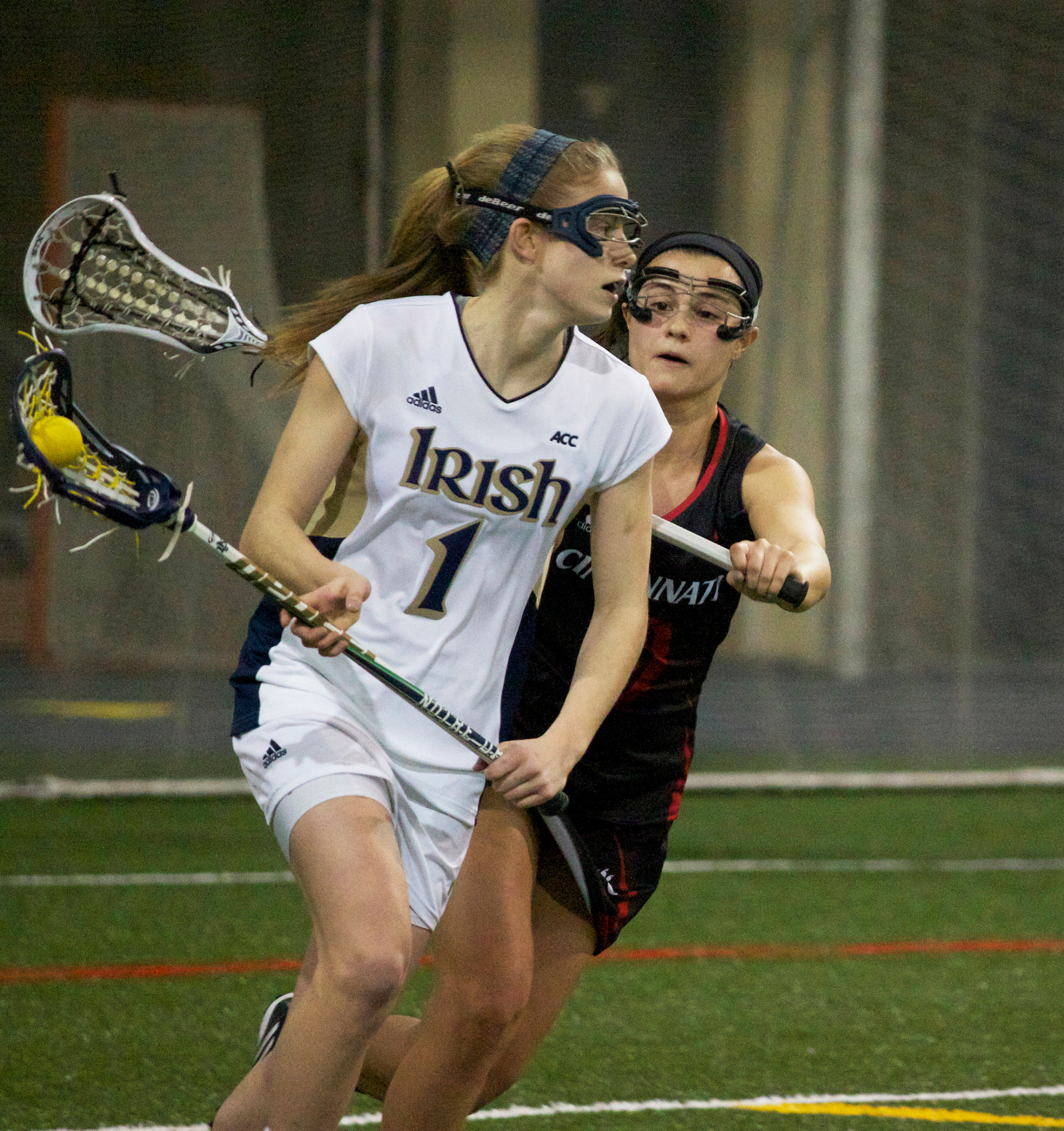 No. 13/10 Women’s Lacrosse Beats Louisville, 12-9 Kiera McMullan had four goals and an assist in Saturday's win over Louisville.