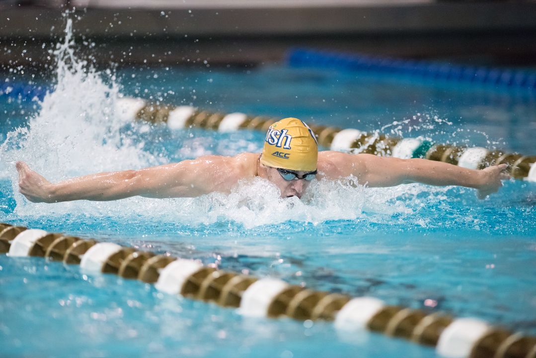 Led by a strong senior class, the Irish cruised past Olivet Nazarene in their first home meet of the season.