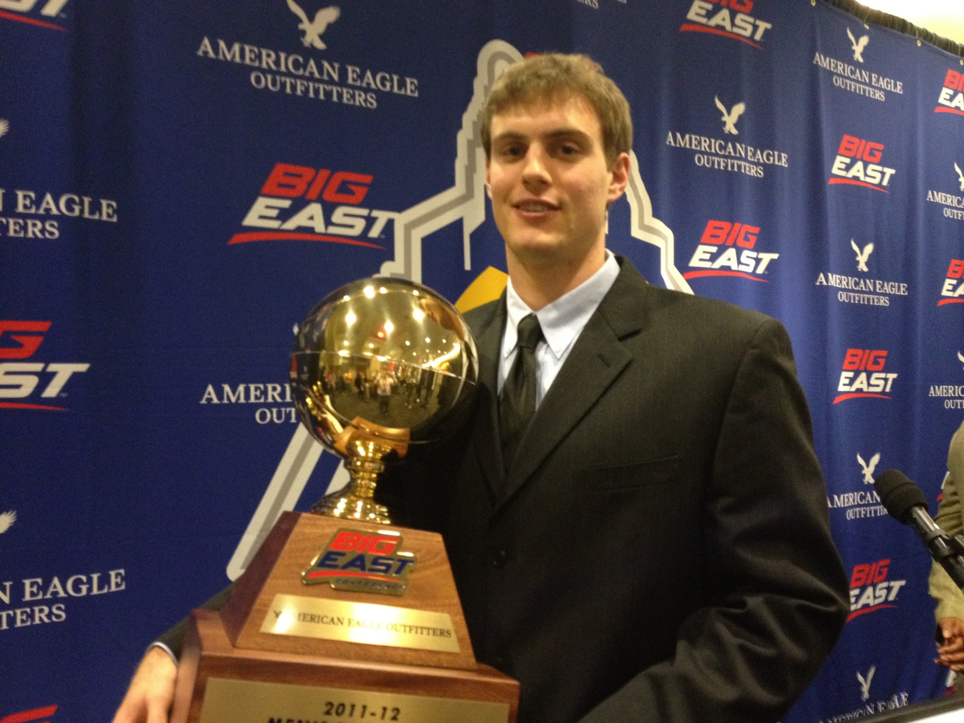 2012 NCAA Men’s Basketball Graduation Rates Co-captain Tim Abromaitis brought home his third BIG EAST Scholar Athlete Award this season.