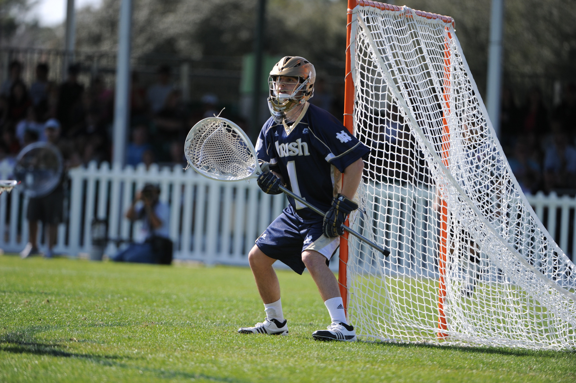 John Kemp Named To Tewaaraton Award Watch List Notre Dame junior goalie John Kemp