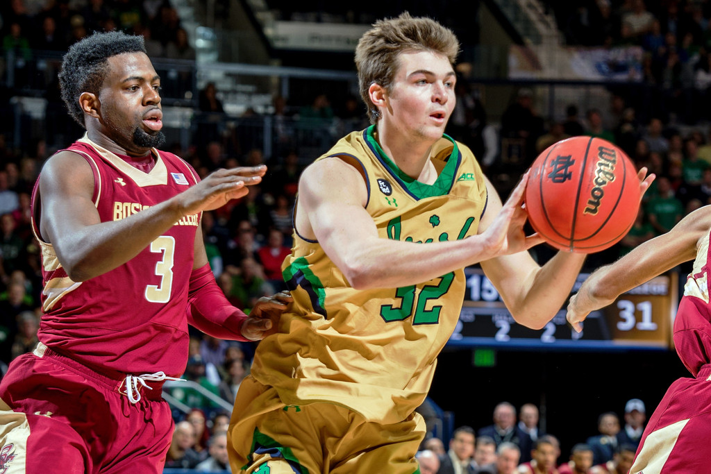 Notre Dame, 76 vs. Boston College, 49