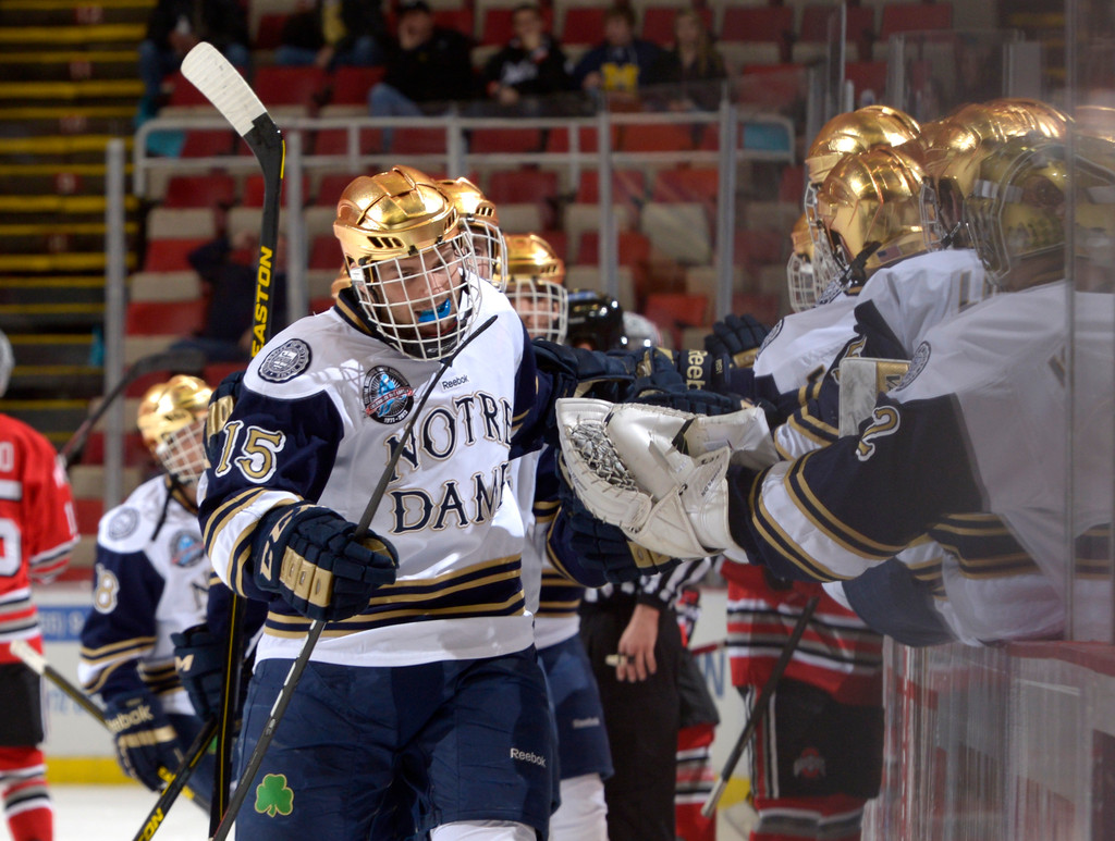 Notre Dame Men's Ice Hockey v Ohio State on 03-23-2013