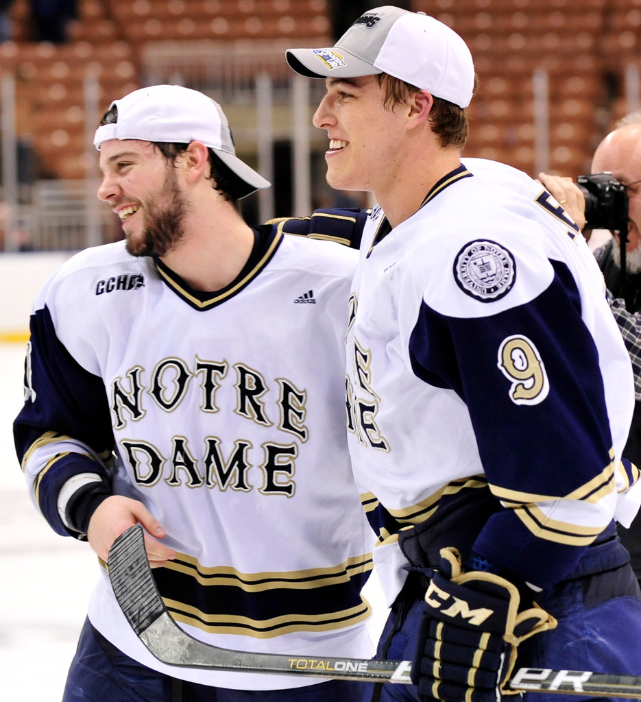 Irish Top New Hampshire 2-1 in NCAA Quarterfinals (AP)
