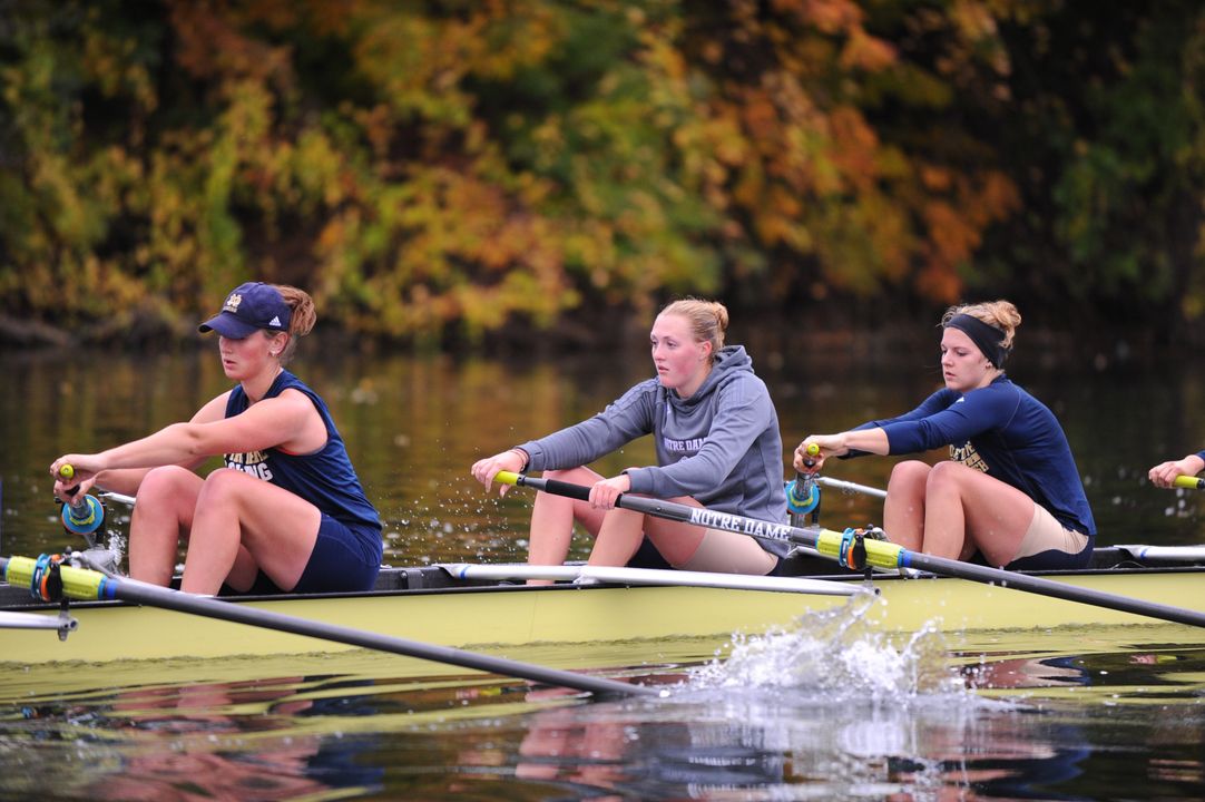 The Irish boats finished in second today, behind five-time ACC Champion Virginia.