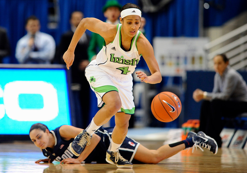 BIG EAST CHAMPS! Achonwa's Layup Lifts #2 Irish Past #3 UConn, 61-59 (AP)