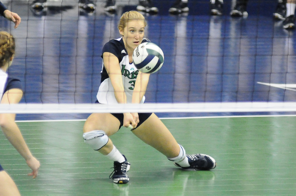 Notre Dame Volleyball vs UCONN on 10-06-2012