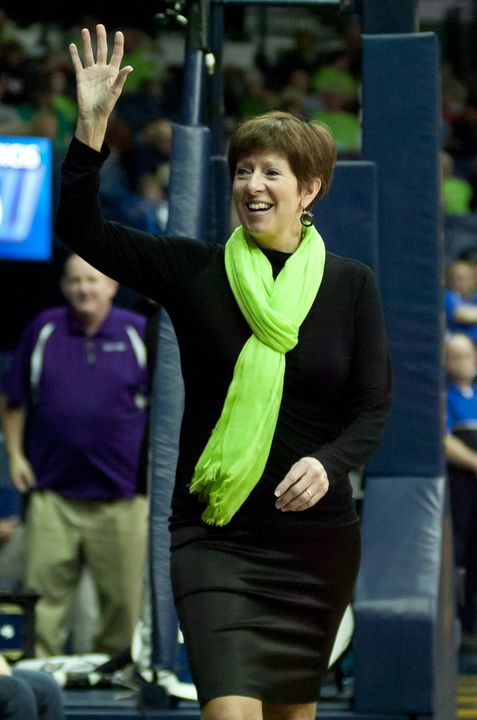 Muffet McGraw, who was named a Naismith National Coach of the Year finalist for the sixth time in her career on Thursday, has led Notre Dame to a 97-13 (.882) record in the past three seasons, including a 31-1 mark this year.