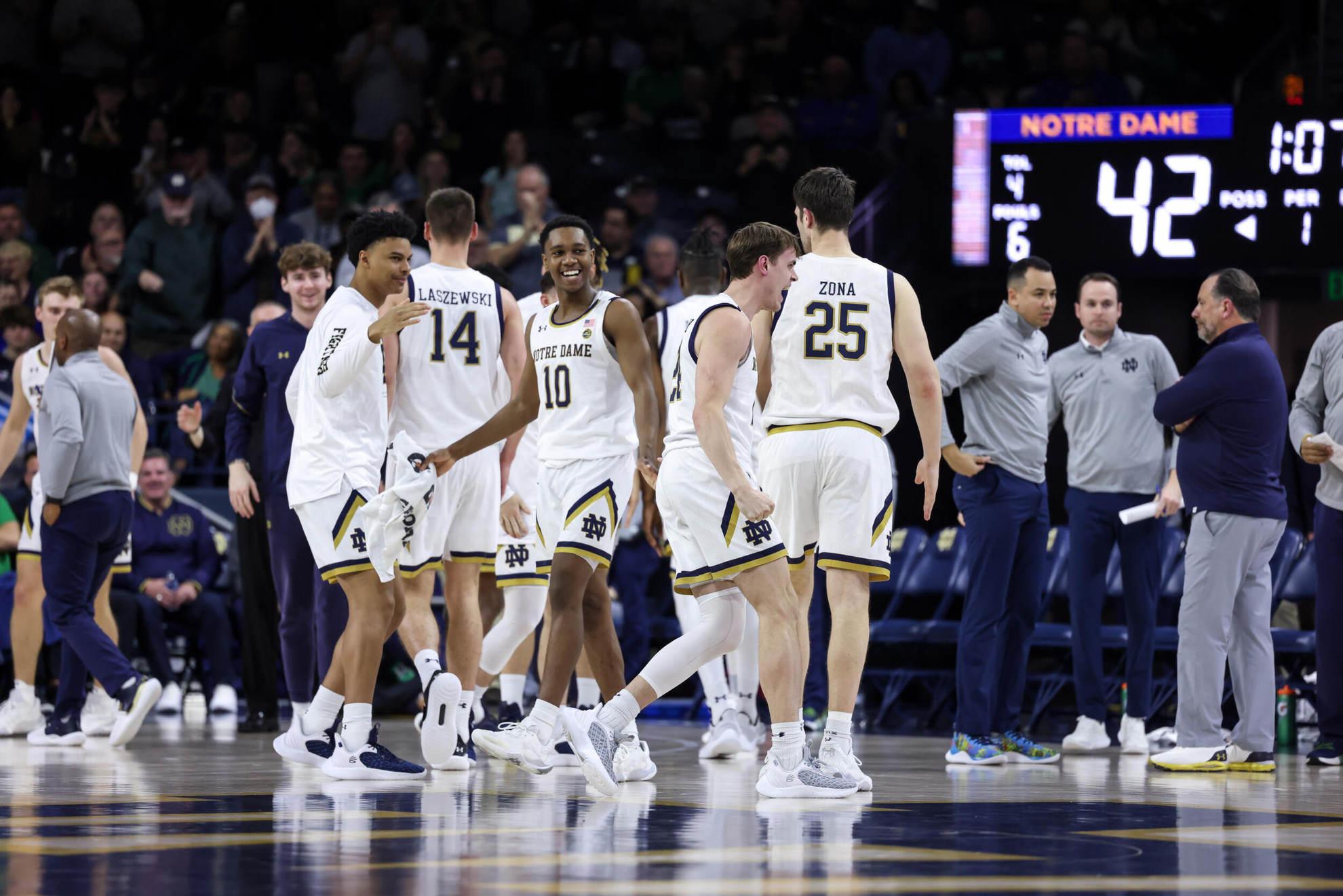 Irish Send Brey Off on High Note, with 88-81 Win over #25 Pitt Irish Send Brey Off on High Note, with 88-81 Win over #25 Pitt