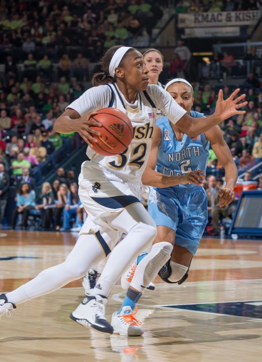 Notre Dame guard Jewell Loyd became just the second Fighting Irish sophomore to be named conference tournament MVP (and first since 1989) when she took top honors at the 2014 ACC Championship after leading Notre Dame to the conference title.