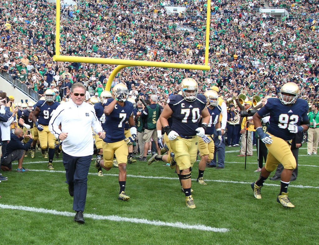 No. 22 Notre Dame vs. Michigan State (USATSI)