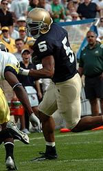 Notre Dame Looks To Get Back On Track Versus Stanford unior wide receiver Rhema McKnight had seven catches for 113 yards versus Purdue and combined with tight end Anthony Fasano (155 yards) to give the Irish their first receiver tandem to record over 100 yards in a game since 1977.