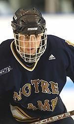 Senior captain Cory McLean is Notre Dame's nominee for the CCHA Scholar-Athlete of the Year.