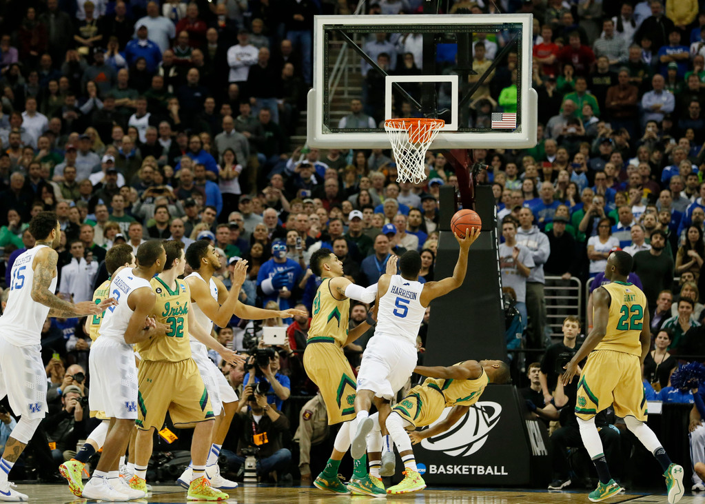 NCAA Men's Elite Eight: Notre Dame vs. Kentucky