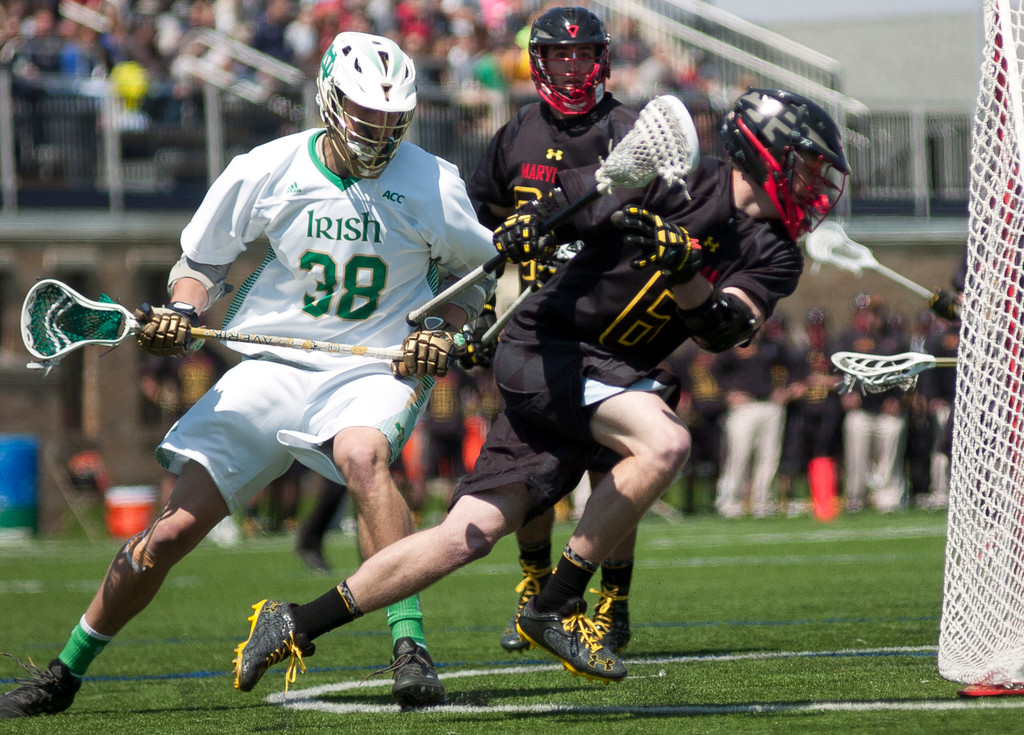 Notre Dame Men's Lacrosse vs Maryland on 04-19-2014