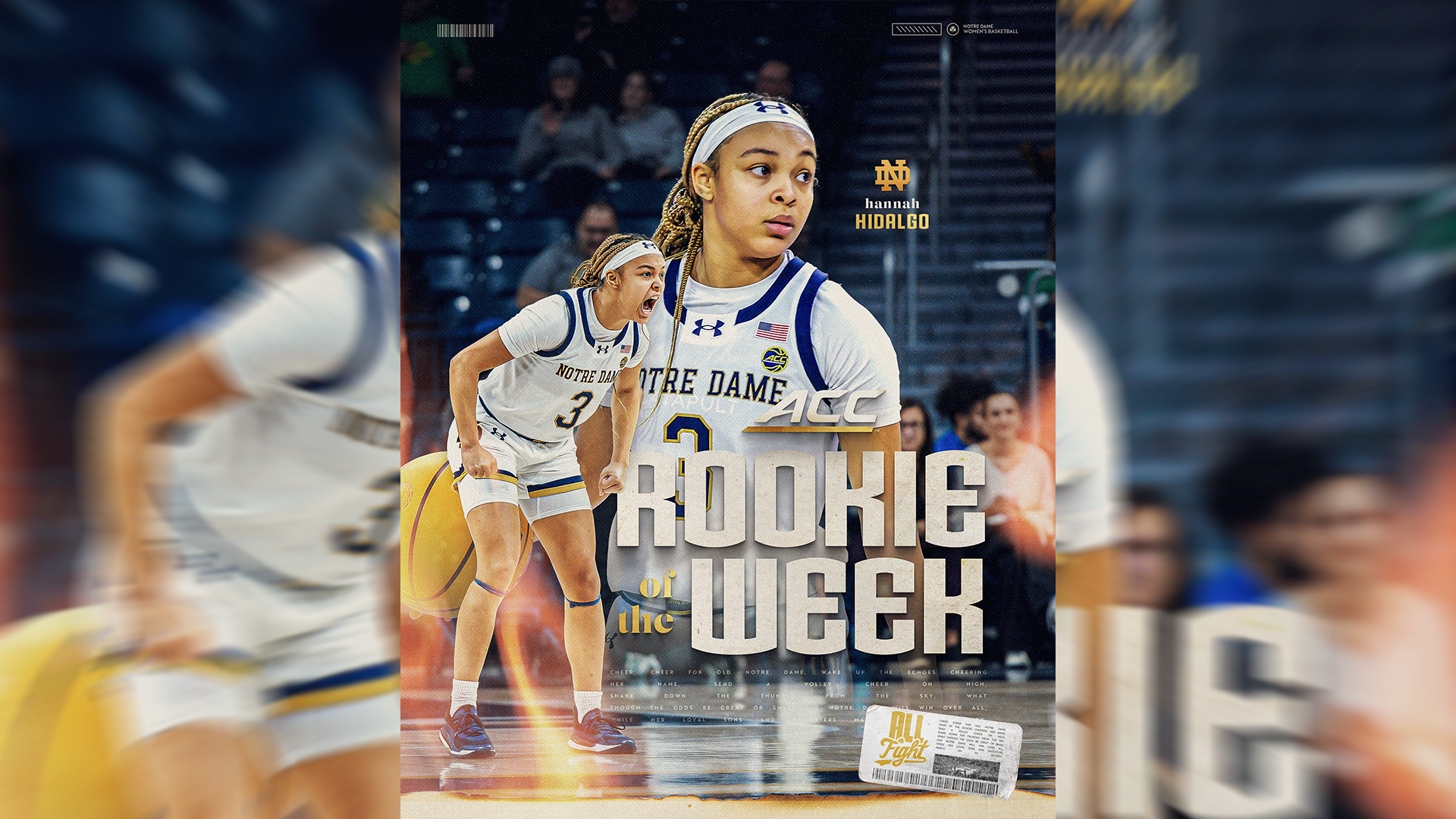Hidalgo Named ACC Rookie of the Week for Eighth Time Hidalgo Named ACC Rookie of the Week for Eighth Time
