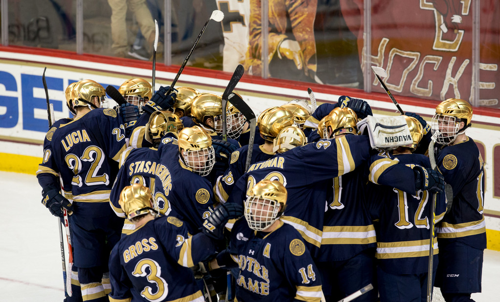 Notre Dame Defeats Boston College 4-3 (Dec. 10, 2015)