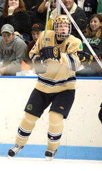 Irish Icers End First Half Of Season With A 4-3 Win Over Lake Superior State Senior left wing Mike Walsh will participate in the NCAA Hockey Skills Competion at the Frozen Four this Friday, April 7 in Milwaukee, Wis.