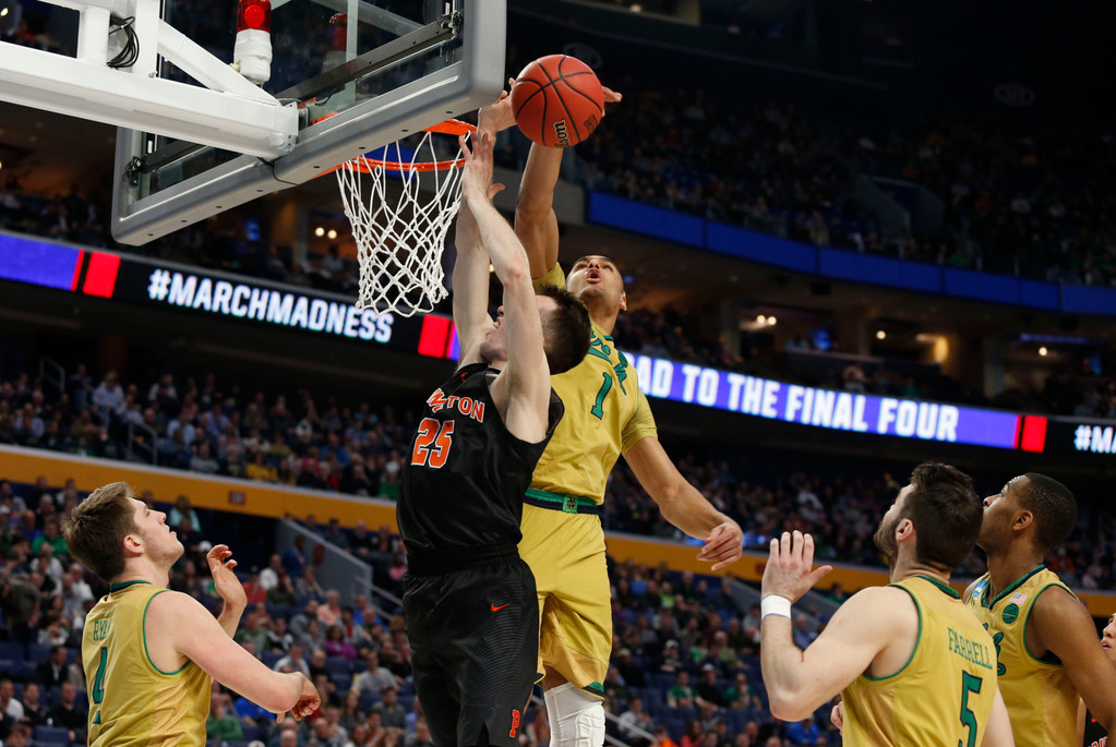 Notre Dame 60, Princeton 58