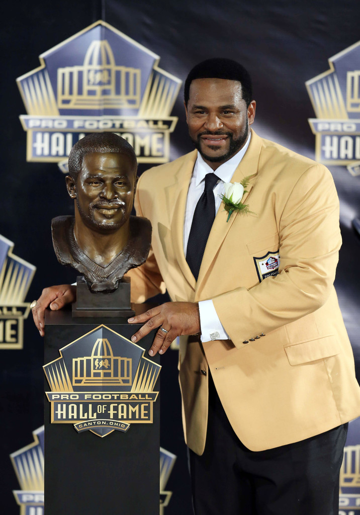 Jerome Bettis and Tim Brown inducted into Pro Football Hall of Fame
