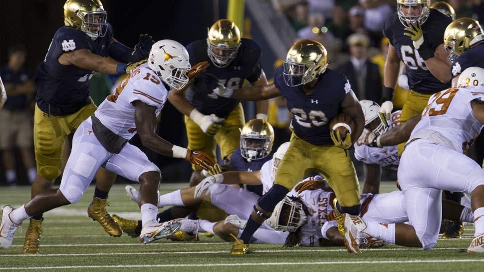 C.J. Prosise is returning to his home state Saturday when the Irish meet Virginia.