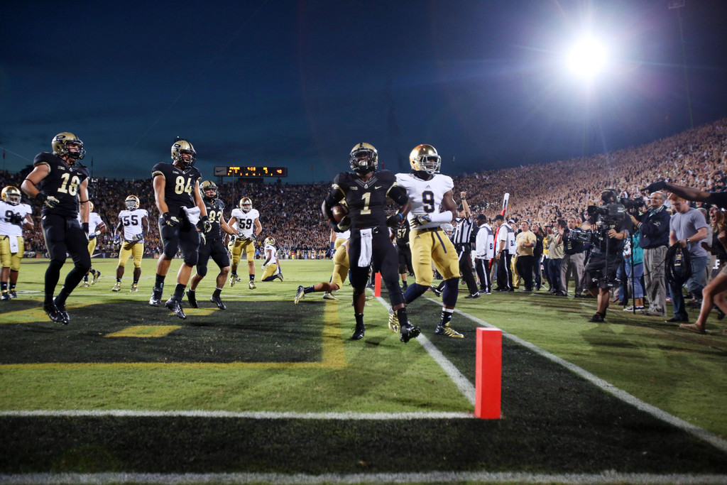 Notre Dame at Purdue (USATSI)