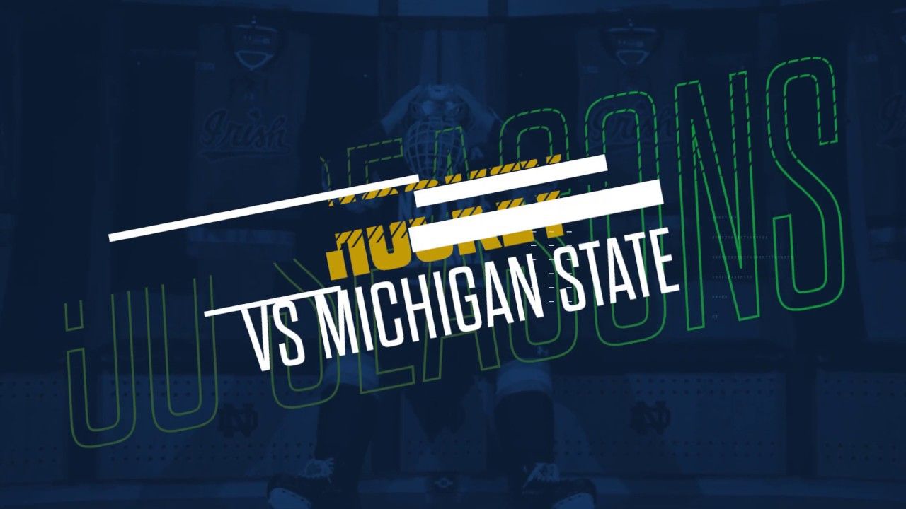 @NDHockey | Highlights vs. Michigan State, Game 2 (2019)
