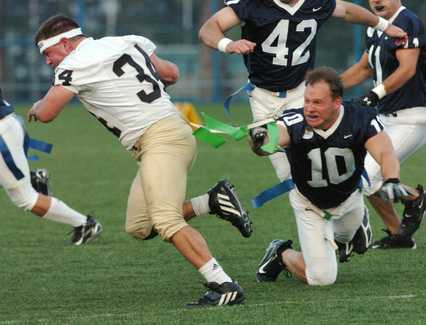 Notre Dame Captures Inaugural Fantasy Bowl Against Penn State, 16-15 Notre Dame came away with a 16-15 win in the inaugural Fantasy Bowl on Sept. 7 in State College, Pa.