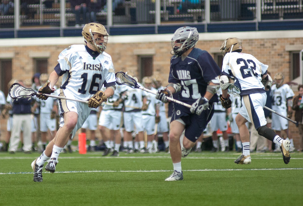 #4 Notre Dame Fighting Irish Men's Lacrosse vs Georgetown Hoyas on 04-14-2013