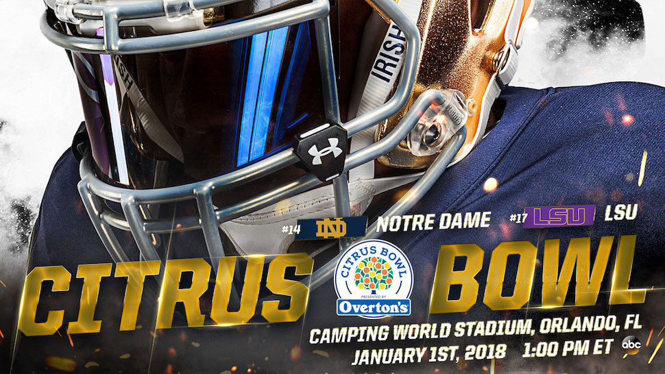 Irish Making Final Preparations For Citrus Bowl Irish Making Final Preparations For Citrus Bowl