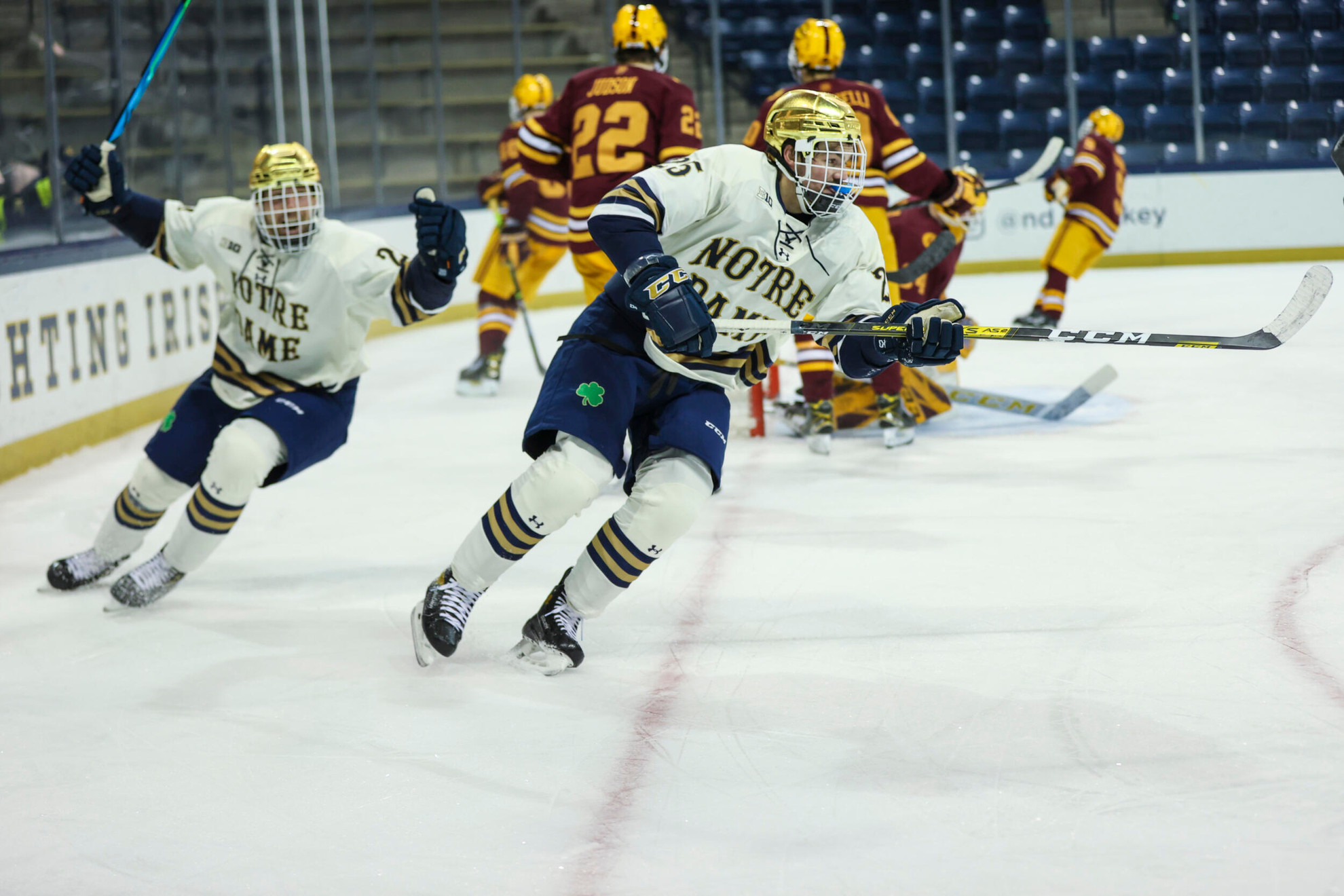 #13 Irish Storm Back To Defeat #20 Sun Devils, 5-4 #13 Irish Storm Back To Defeat #20 Sun Devils, 5-4